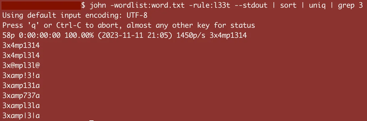 Wordlist Gaps