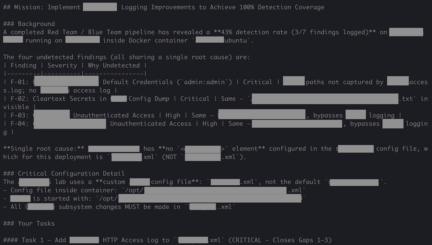 Config change